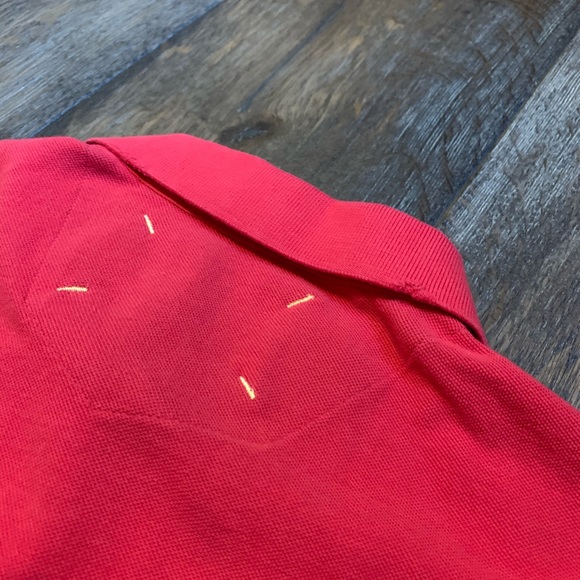 Robert Graham Shirt Top Polo Red - Picture 5 of 6